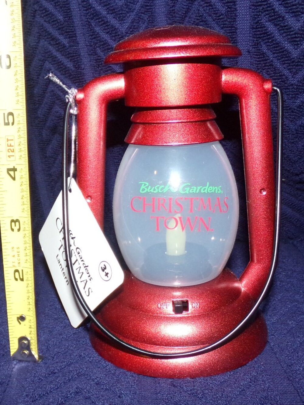 New 6" Busch Gardens Christmas Town Lantern